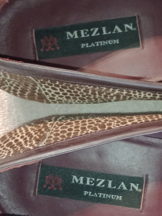 Mezlan Platinum Loafers Leopard-patterned texture size 14 main image 13